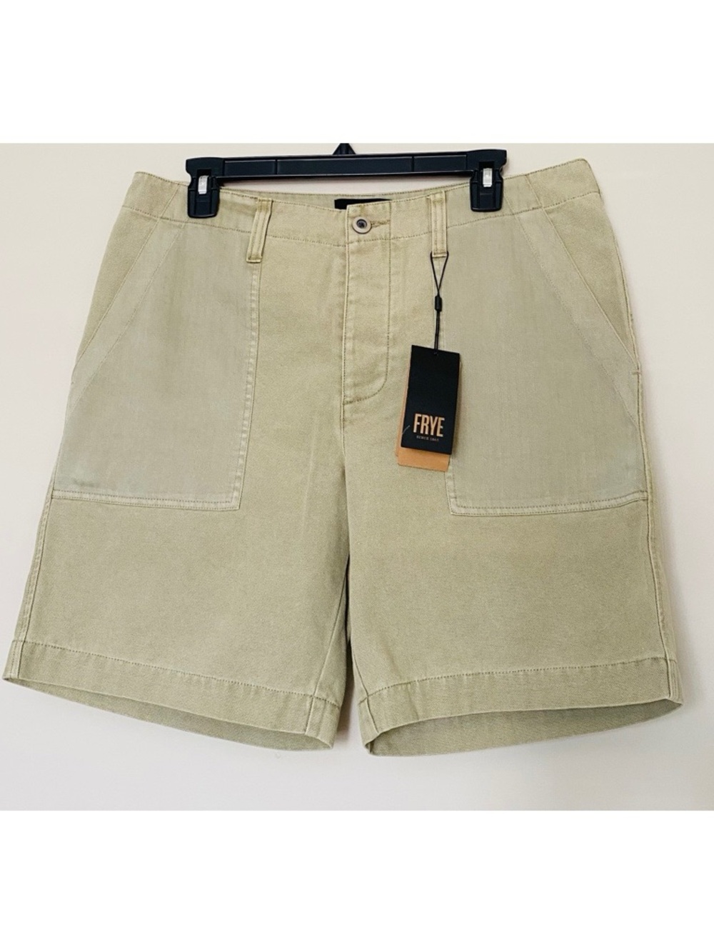 NWT Frye Men's Utility Fatigue Shorts Military Sage Size 34
